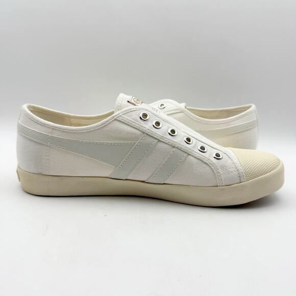 Gola Womens Coaster Low Top Sneakers US 10 EU 41 Off White Canvas EUC - Picture 4 of 14